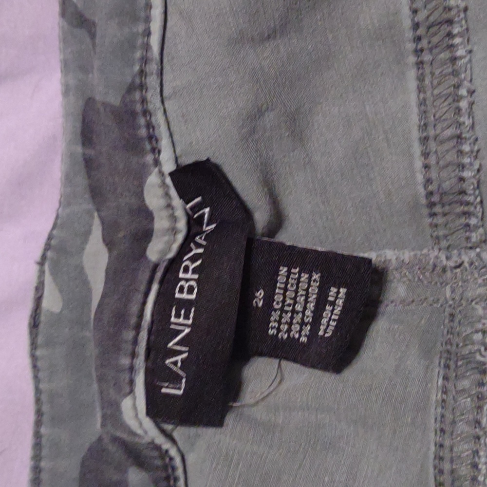 Lane Bryant size 26 camo pants